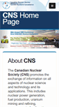 Mobile Screenshot of cns-snc.ca
