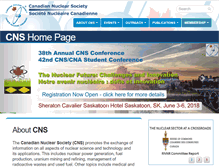Tablet Screenshot of cns-snc.ca